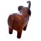 Stool Sculpture Leather Elephant, Set of 2 3