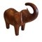 Hocker Skulptur Elefant aus Leder, 2er Set 6