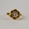 Gold Ring with Natural Diamond, 19th Century, Image 1