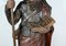 Saint James, 18ème Siècle, Grande Sculpture en Chêne Polychrome 14