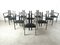 Postmodern Italian Dining Chairs with Armrests, 1980s, Set of 10, Image 4
