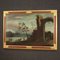 Italian Artist, Landscape with Ruins, 18th Century, Oil on Canvas, Framed, Image 15