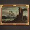 Italian Artist, Landscape with Ruins, 18th Century, Oil on Canvas, Framed, Image 1