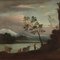 Artiste Italien, Paysage avec Ruines, 18ème Siècle, Huile sur Toile, Encadrée 2