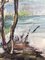 Laure Stella Bruni, Lac et Montagnes, Oil on Canvas, Framed, Image 7