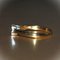 Vintage Gold Ring with Diamond, France, Image 6