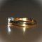 Vintage Goldring mit Diamanten, Frankreich 6