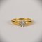 Vintage Gold Ring with Diamond, France 12