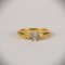 Vintage Gold Ring with Diamond, France, Image 12