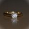 Vintage Gold Ring with Diamond, France 5