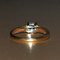 Vintage Gold Ring with Diamond, France, Image 7