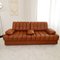 Sofá o sofá cama Ds 85 vintage de cuero de de Sede, años 70, Imagen 1