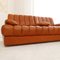 Sofá o sofá cama Ds 85 vintage de cuero de de Sede, años 70, Imagen 6