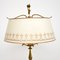 French Tole Floor Lamp & Shade, 1910s, Image 4
