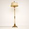 Französische Tole Stehlampe & Schirm, 1910er 2