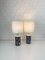 Lampes de Bureau Modernes en Céramique par Inge-Lise Koefoed pour Royal Copenhagen / Fog & Mørup, Danemark, 1960s, Set de 2 16