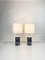 Danish Modern Ceramic Table Lamps by Inge-Lise Koefoed for Royal Copenhagen / Fog & Mørup, 1960s, Set of 2 3