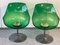 Green Champagne Chairs by Estelle and Erwin Laverne for New Forms, 1957, Set of 2 3