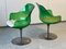 Grüne Champagner Stühle von Estelle & Erwin Laverne für New Forms, 1957, 2er Set 2