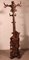 19th Century Black Forest Bear Coat Rack in Carved Wood, Image 12