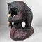 Hokkaido Artiste, Kibori Kuma Bear, Japon, 1960s, Bois 9