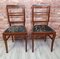 Art Deco Oak Dining Chairs, 1890s, Set of 2 7
