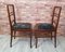 Art Deco Oak Dining Chairs, 1890s, Set of 2 2