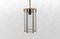 Leichte Deckenlampe aus geschliffenem Glas & Messing im Stil von Adolf Loos Lobmeyr, Österreich, 1930er 6
