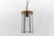 Leichte Deckenlampe aus geschliffenem Glas & Messing im Stil von Adolf Loos Lobmeyr, Österreich, 1930er 8