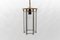Leichte Deckenlampe aus geschliffenem Glas & Messing im Stil von Adolf Loos Lobmeyr, Österreich, 1930er 5