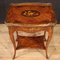 20th Century Inlaid Side Table, 1960s 10