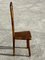 French Sculptural Solid Olive Wood High-Back Chairs, 1960s, set of 6, Image 6