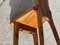 French Sculptural Solid Olive Wood High-Back Chairs, 1960s, set of 6 10