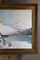 Paisaje de montaña bajo la nieve, años 50, pintura al óleo, Imagen 4