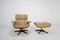 Lounge Chair with Footstool by Ray & Charles Eames, 1970s, Set of 2 3