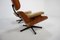 Lounge Chair with Footstool by Ray & Charles Eames, 1970s, Set of 2 8