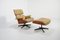 Sessel mit Fußhocker von Ray & Charles Eames, 1970er, 2er Set 2