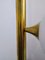 Brass and Murano Glass Spiral Floor Lamp, Image 3