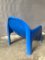 Butaca modelo 4794 en azul de Gae Aulenti para Kartell, 1974, Imagen 4