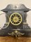 Grande Horloge de Cheminée Victorienne Antique en Marbre, 1850 2