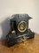 Grande Horloge de Cheminée Victorienne Antique en Marbre, 1850 3
