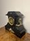 Large Antique Victorian Marble Mantle Clock, 1850 4