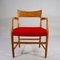 City Hall Chair in Oak by Hans J. Wegner & Arne Jacobsen, 1950s, Image 2