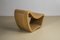 Italian Sculptural Session in Curved Wood, 1970s 3