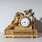 Orologio Louis Seize Mantel con cassa in legno dorato, Immagine 1