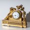 Louis Seize Mantel Clock in a Giltwood Case, Image 5
