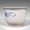 Maceta china vintage de cerámica, azul y blanco, años 60, Imagen 5