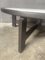 Brutalist Round Coffee Table in Wengé and Formica, 1970s 4