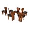 Africa Chairs by Tobia & Afra Scarpa for Maxalto, 1976, Set of 6, Image 5