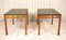 Schwedische Beistelltische aus Teak & Glas, 1960er, 2er Set 2